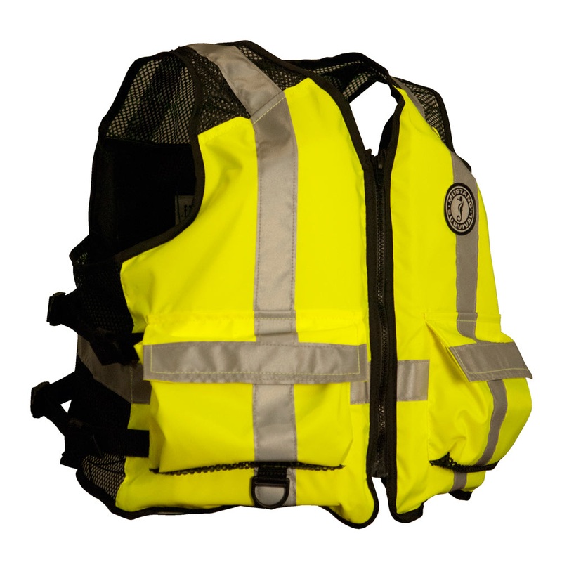 Full Throttle Mens Rapid-Dry Flex-Back Life Jacket – 2XL – Black/Grey [142500-701-060-22]